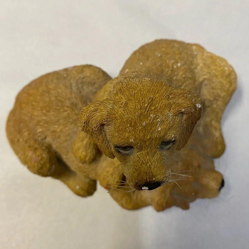 Vintage Whiskers by Martha Carey Golden Retriever Dog Puppy Home Decor Figurine